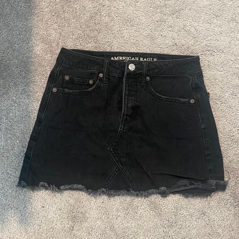 American Eagle mini jean skirt
